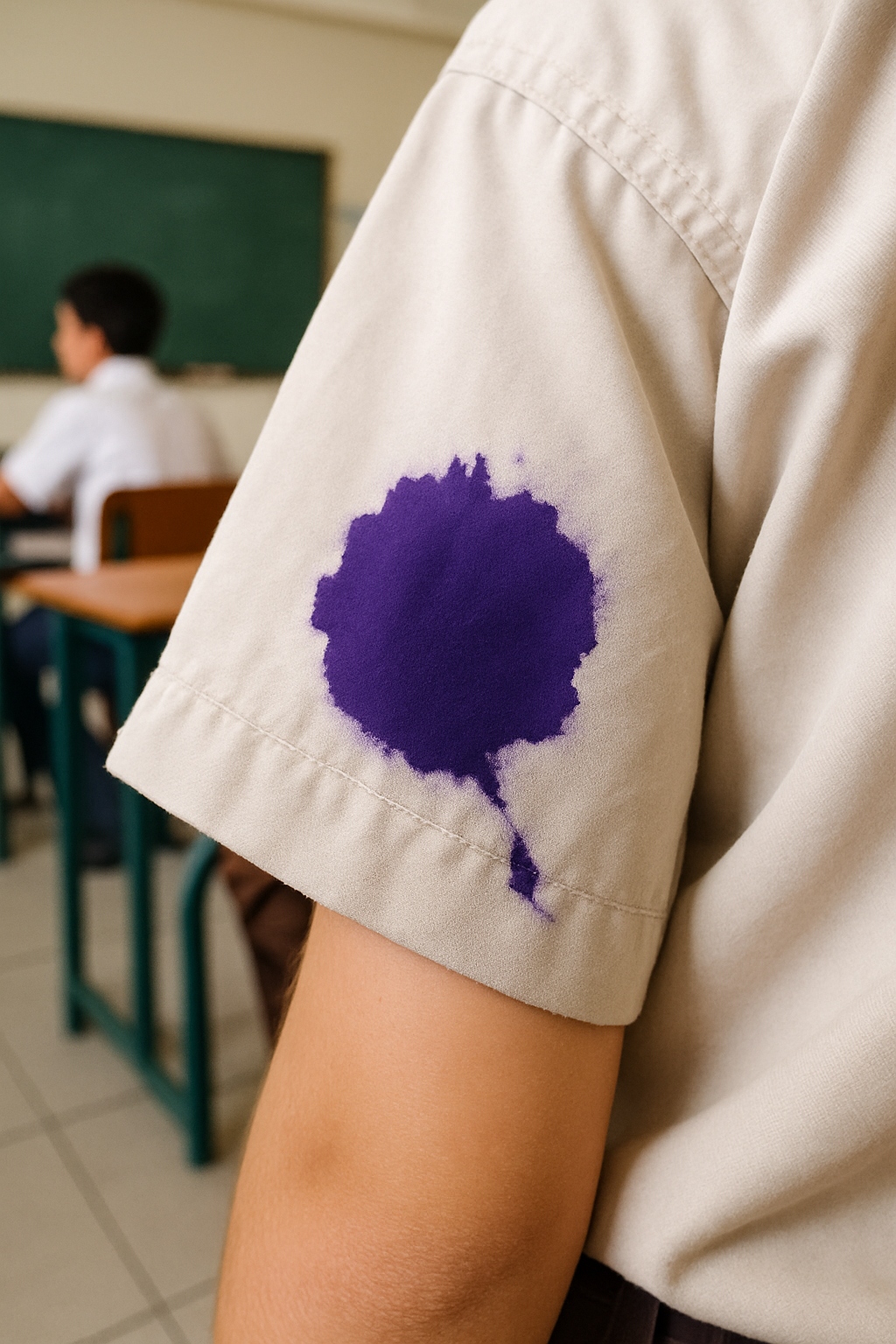 Violet Ink Stain